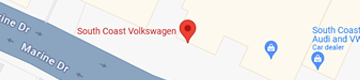 Directions to South Coast Volkswagen