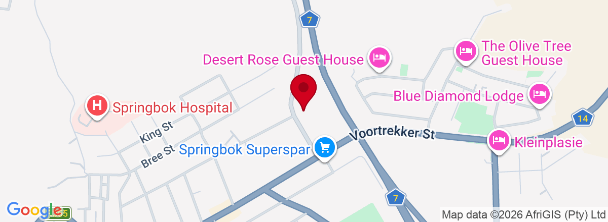 Directions to Springbok Toyota