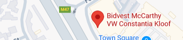 Directions to Bidvest McCarthy VW Constantia